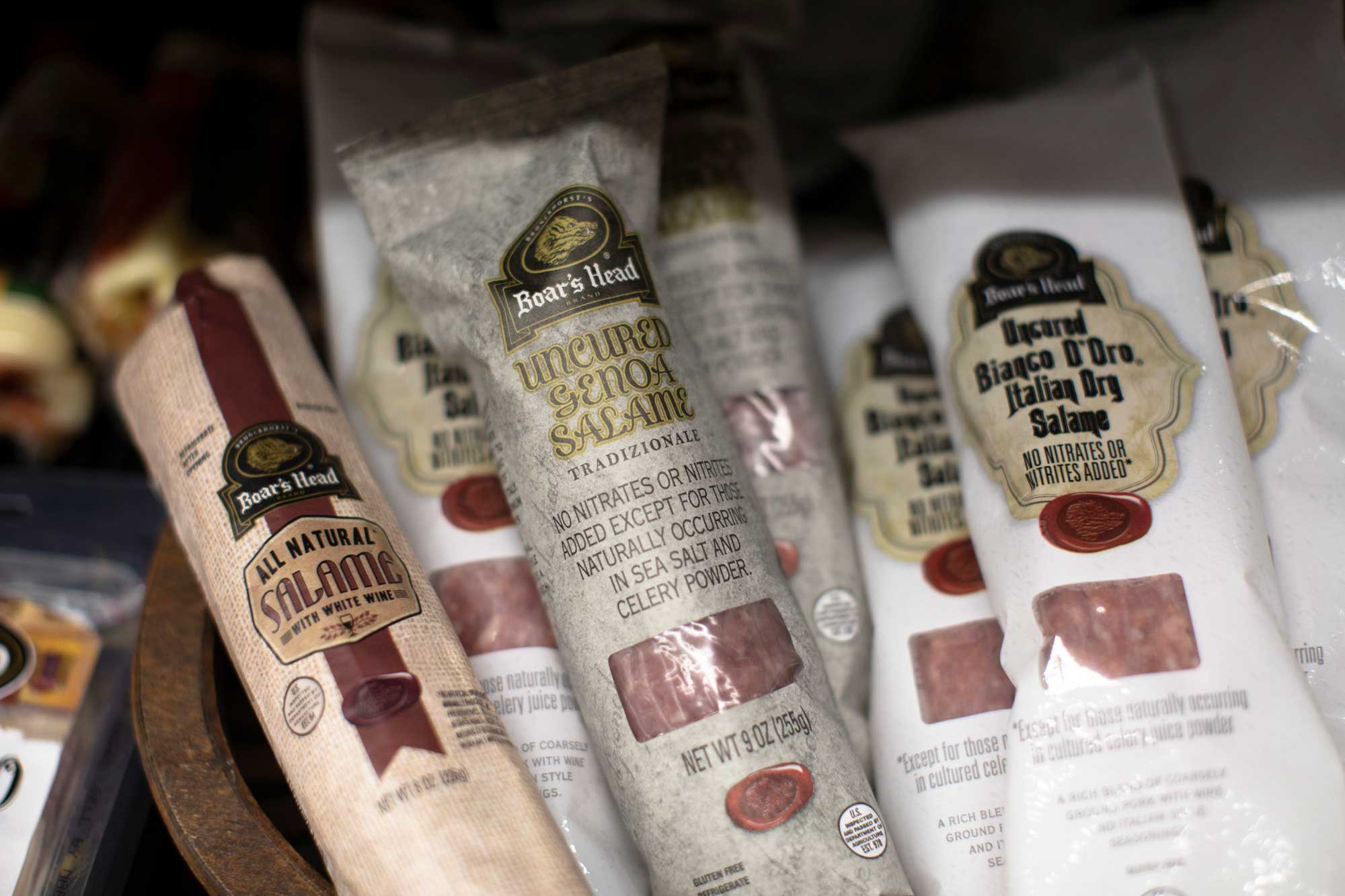 specialty foods such as salami